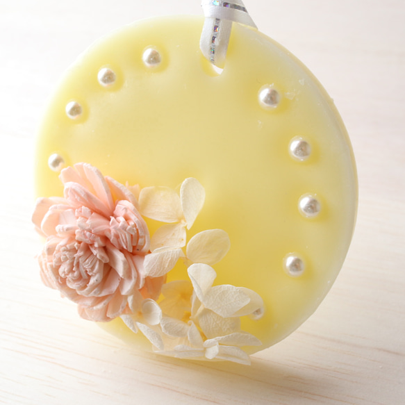 無料ラッピング♡アロマワックスサシェ*yellow pearl* 4枚目の画像