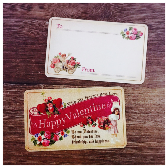 VALENTINE CARD -バレンタインミニメッセージカード- 2枚目の画像