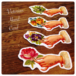 VICTORIAN HAND FLOWER CARD -ヴィクトリアンハンドフラワーカード- 1枚目の画像