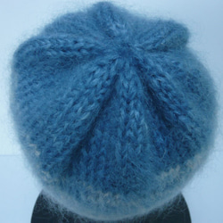 手工編織帽子的植物染料羊毛紗AD-241 第4張的照片