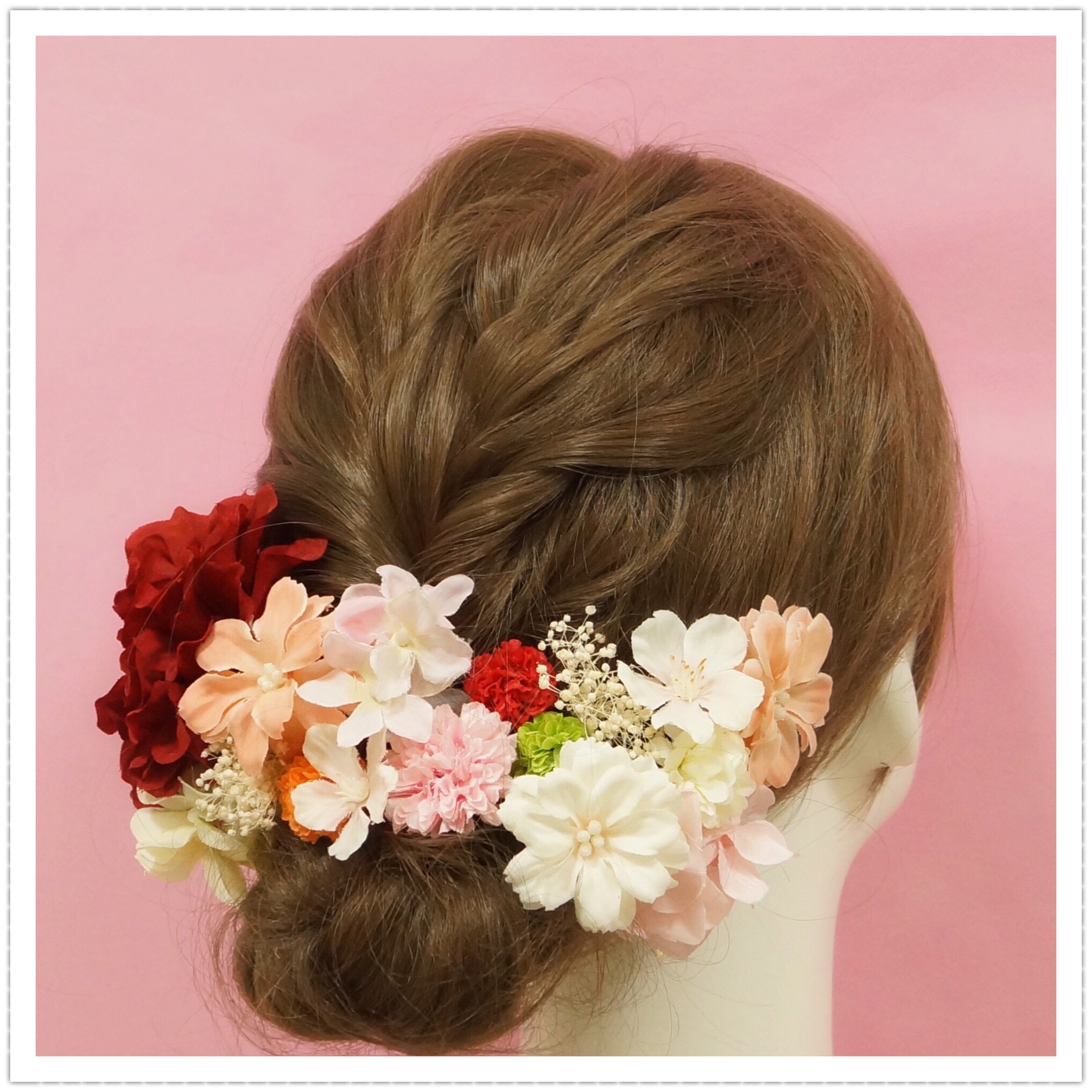 成人式 結婚式 卒業式 髪飾り 花飾り 和装髪飾り 和 着物 和装 花 振袖 袴 桜