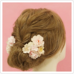 成人式 結婚式 卒業式 髪飾り 花飾り 和装髪飾り 和 着物 和装 花 振袖 桜 パーティ 2枚目の画像