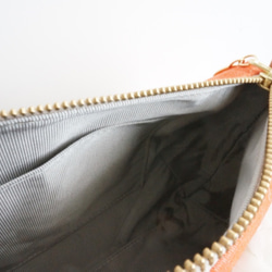 [稀有] 1點事兒袋：日本傳統工藝紡織×皮包（橙​​色）的合作 第5張的照片