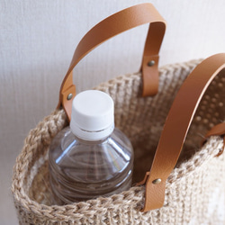 麻繩籃袋格紋 ①S碼【訂製】 第3張的照片