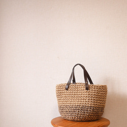 [精選] 手工編織包，巧克力雙色 第8張的照片