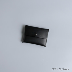 スアレ ミ二 カード・コイン ケース  / suare leather case 6枚目の画像