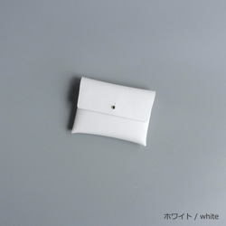スアレ ミ二 カード・コイン ケース  / suare leather case 8枚目の画像