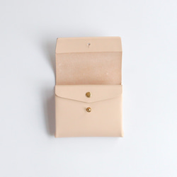 スアレショートウォレット＃ベージュ / suare short wallet #beige 3枚目の画像