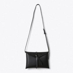 ori shoulder bag S #black/ 折りショルダーバッグＳ ＃黒色 1枚目の画像