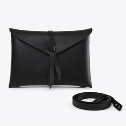 ori shoulder bag S #black/ 折りショルダーバッグＳ ＃黒色 2枚目の画像