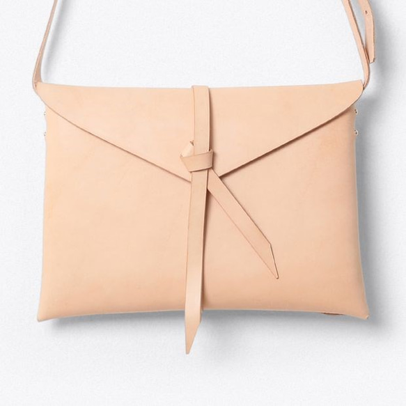 ori shoulder bag M＃beige / 折りショルダーバッグM #ベージュ 1枚目の画像