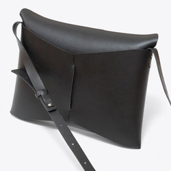 basic shoulder bag S #black/ ベーシックショルダーバッグＳ ＃黒色 3枚目の画像