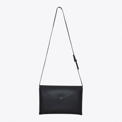 basic shoulder bag M #black/ ベーシックショルダーバッグM #黒色 2枚目の画像