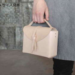 2way mini  box bag #S/S color / 2way ミニ レザーボックスバッグ #S/Sカラー 5枚目の画像