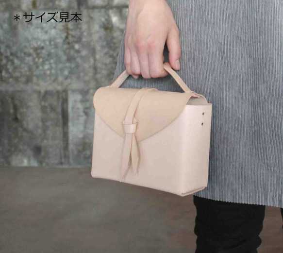 2way mini  box bag #S/S color / 2way ミニ レザーボックスバッグ #S/Sカラー 5枚目の画像