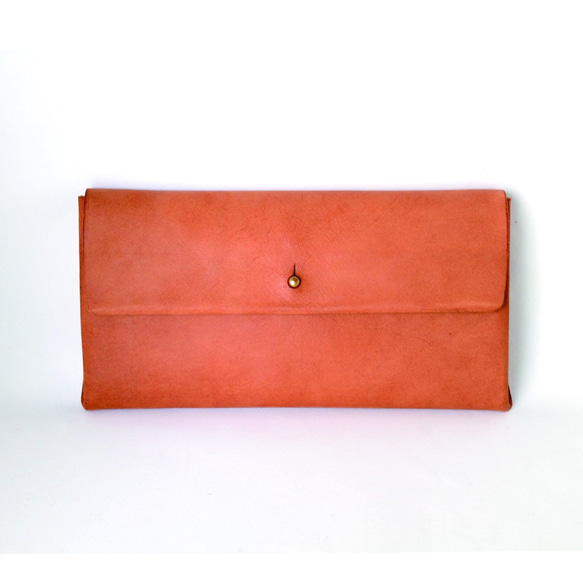 bitou long wallet #o.camel / ビトウ(美陶) ロングウォレット 長財布 ＃オレンジキャメル 1枚目の画像