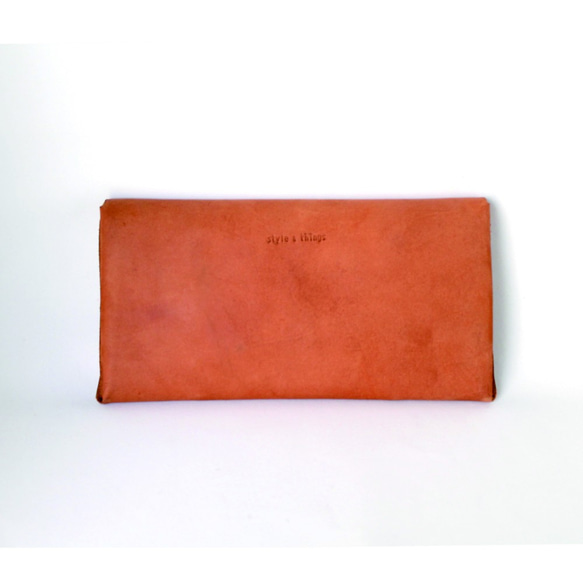 bitou long wallet #o.camel / ビトウ(美陶) ロングウォレット 長財布 ＃オレンジキャメル 2枚目の画像