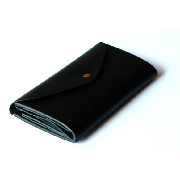 ベーシックロングウォレット ＃黒  / basic long wallet #black / 長財布 3枚目の画像