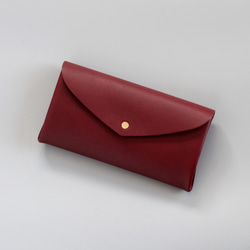 basic long wallet #wine / ベーシックロングウォレット 長財布 ＃ワイン 1枚目の画像