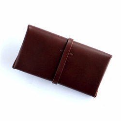 ori long wallet / 折りロングウォレット　＃brown ブラウン 2枚目の画像