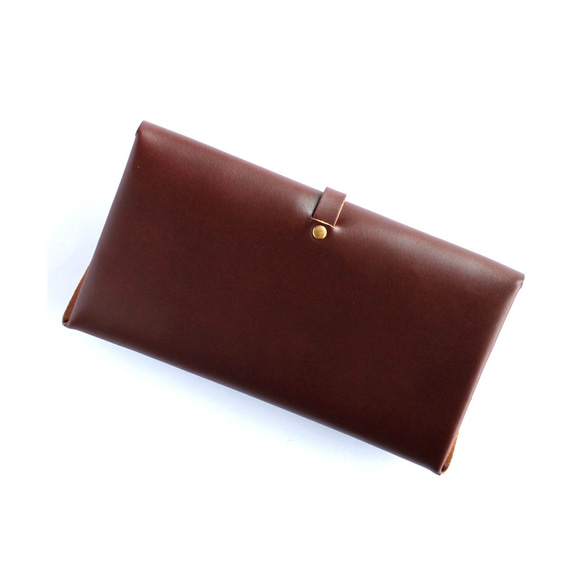 折りロングウォレット マグ＃ブラウン / ori long wallet mag #brown 3枚目の画像