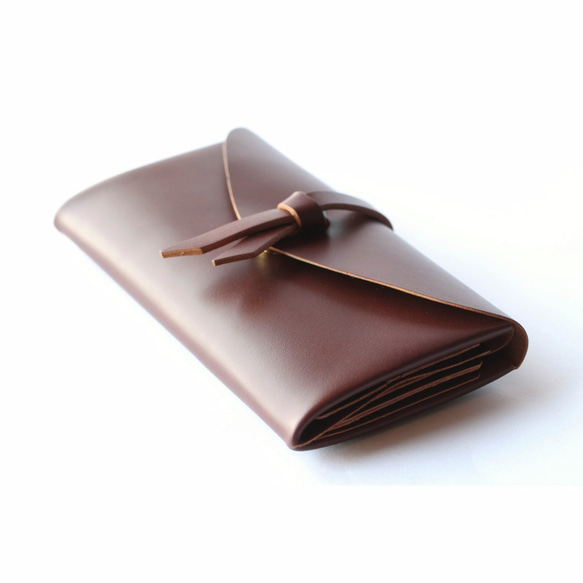 折りロングウォレット マグ＃ブラウン / ori long wallet mag #brown 4枚目の画像