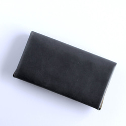 suare long wallet #D.gray/ スアレロングウォレット ＃ダークグレー　長財布 2枚目の画像