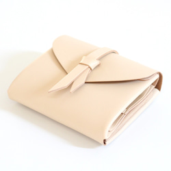 折りショートウォレット＃ベージュ / ori short wallet #beige 5枚目の画像