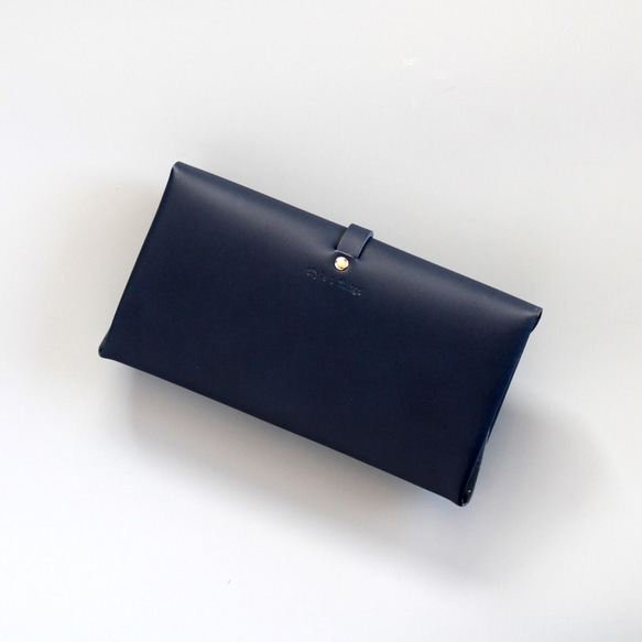 折りロングウォレット マグ＃ネイビー / ori long wallet mag #navy 2枚目の画像