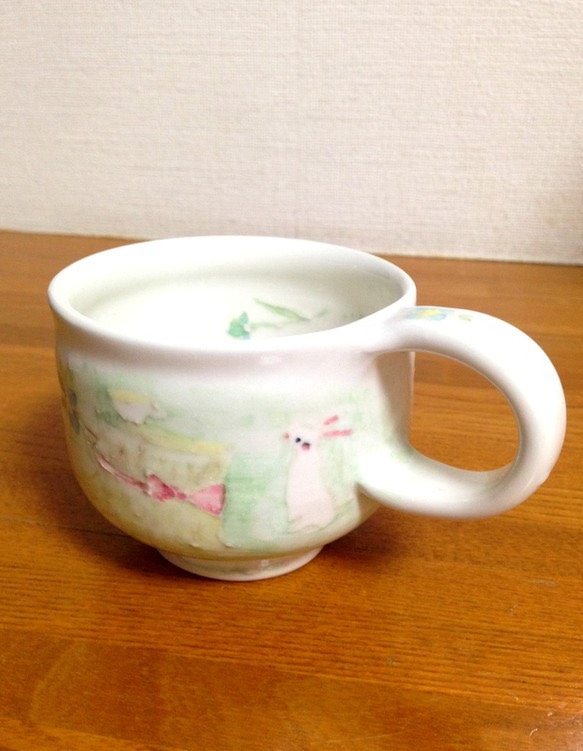 うさぎのひとやすみmugcup 1枚目の画像