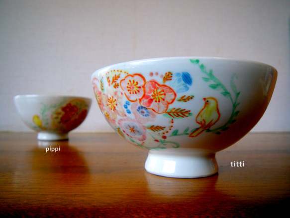 SOLDOUT　ことりちび茶碗　(ｔｉｔｔｉ) 1枚目の画像