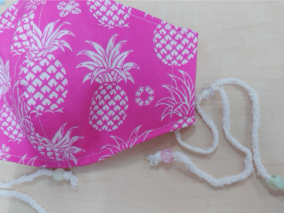 Ezviz - 新作夏用ハンドメイドマスクハワイ花柄メッシュドライ  