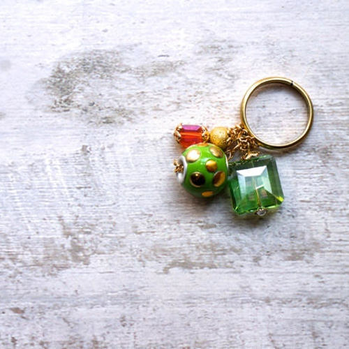 オーダー】600円〜︴ 3連ジャラジャラキーホルダー