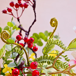 【限定1点】 ハナミズキのアレンジメント 造花 春 インテリア 置物 雑貨 はなみずき 花水木 6枚目の画像