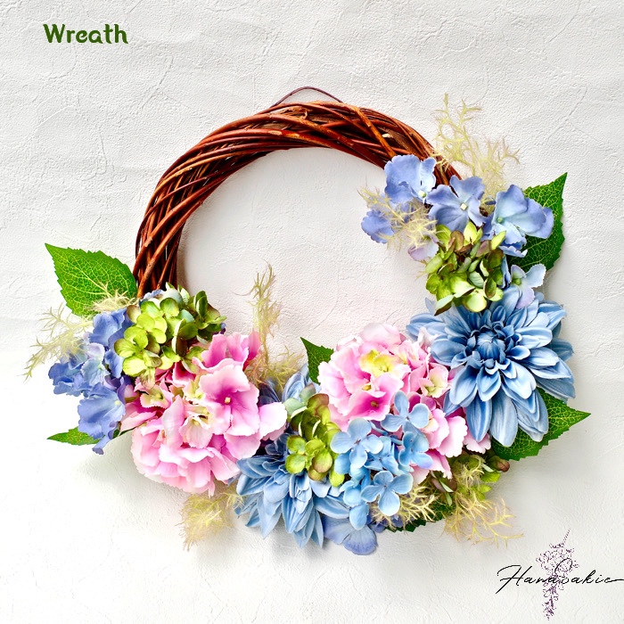 光触媒 天使のフラワーリース 造花 エンジェルリース ドアリース 壁飾り ギフト 光触媒 天使のフラワーリース 造花 エンジェルリース ドアリース