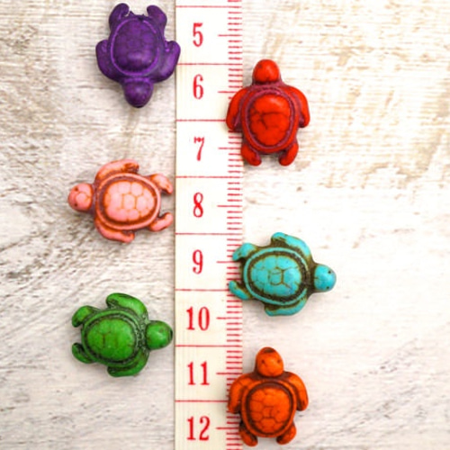 亀！白＆赤セット』U.S.A直輸入ビーズ ビーズ HanaSakie 通販