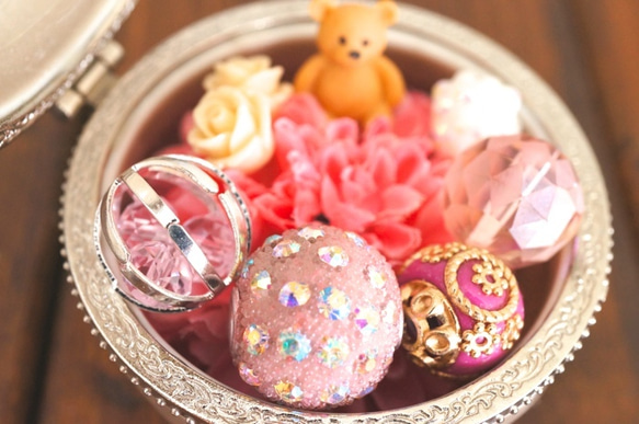出售☆Kumaka和粉紅色珠子閃光禮物♡ 第7張的照片