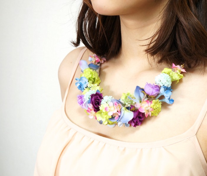 【Thanks Sale】フラワーネックレス