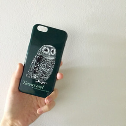 【受注生産】Forest owl 3Dプリントスマホケース 3枚目の画像
