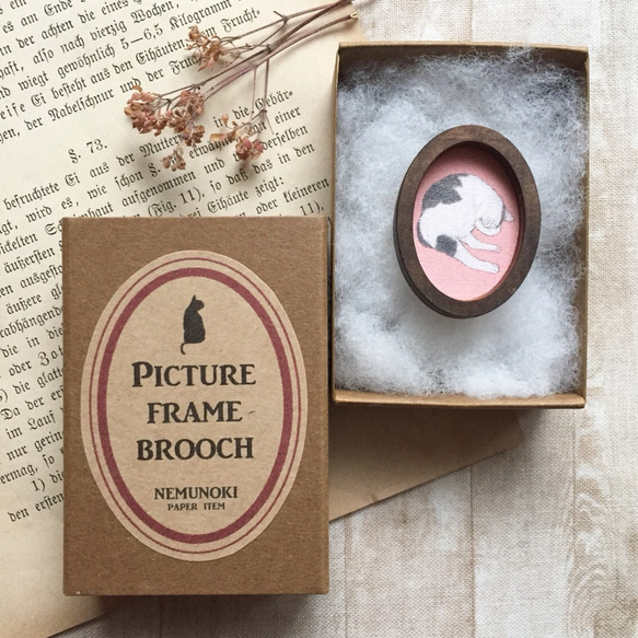 【送料無料】Picture Frame Brooch（SLEEP） 2枚目の画像