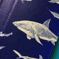 【受注生産】Sharks!手帳型スマホケース 3枚目の画像