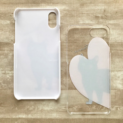 【受注生産】幸せの黒猫 UVプリントスマホケース 5枚目の画像