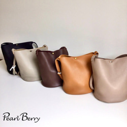 バケツ型のショルダーバック（受注生産） 1枚目の画像