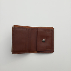 ヌメ革のミニマルなお財布　(受注生産) 2枚目の画像