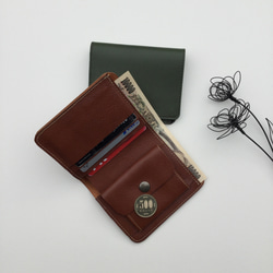 ヌメ革のミニマルなお財布　(受注生産) 3枚目の画像