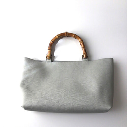 天然素材のバンブーバッグ♪おとな女子にピッタリ⭐︎(受注生産） 2枚目の画像