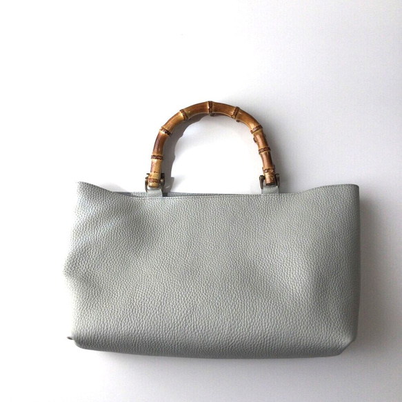 天然素材のバンブーバッグ♪おとな女子にピッタリ⭐︎(受注生産） 2枚目の画像