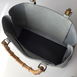 天然素材のバンブーバッグ♪おとな女子にピッタリ⭐︎(受注生産） 6枚目の画像