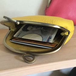 リボンが可愛い♡がま口ポーチお財布　(受注生産) 4枚目の画像