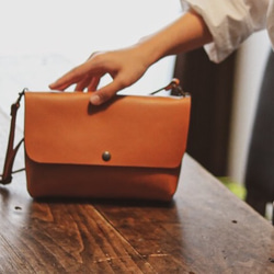 長財布が入るショルダーバッグ　(受注生産) 1枚目の画像